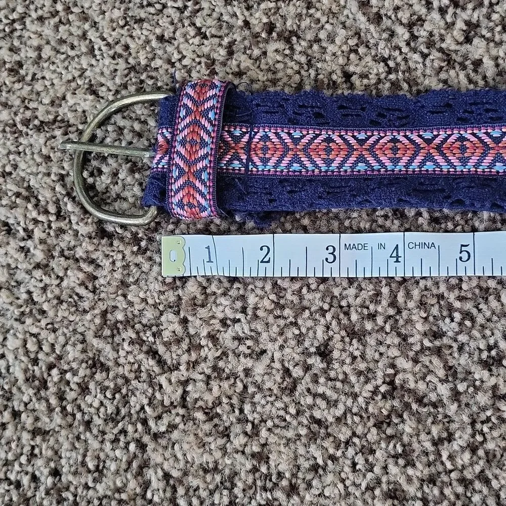 Boho multi color belt